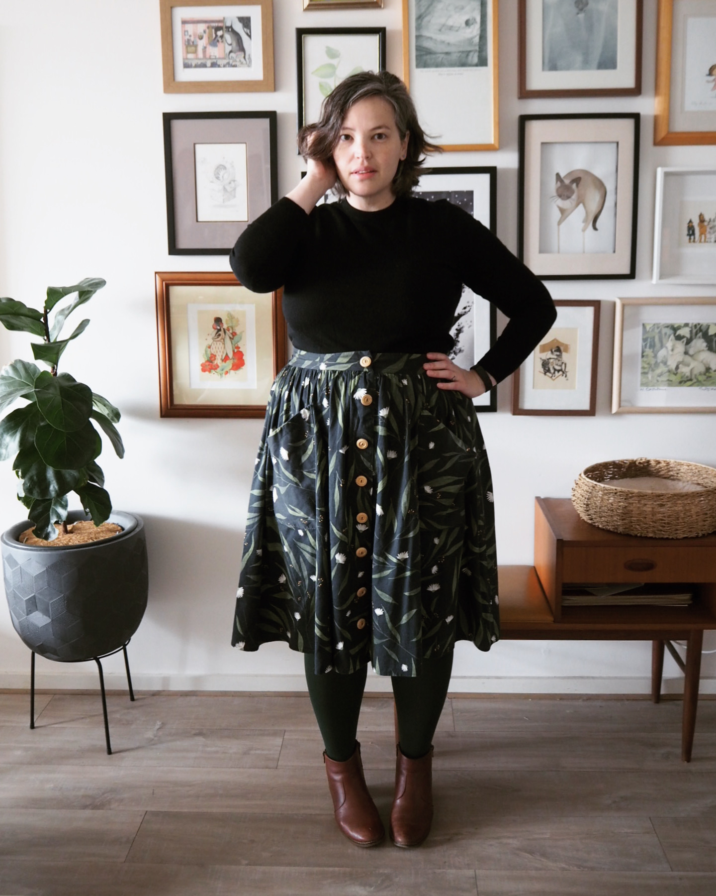 textured skort zara