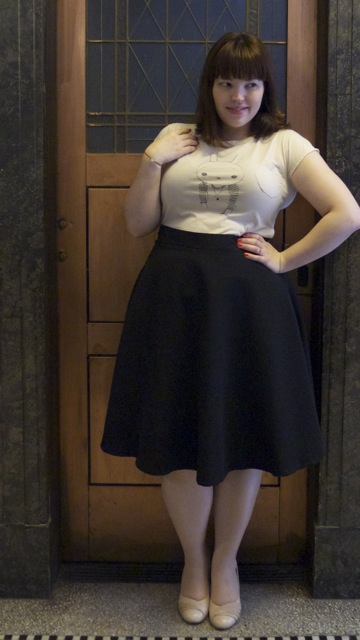 How to make a plus size skater outlet skirt